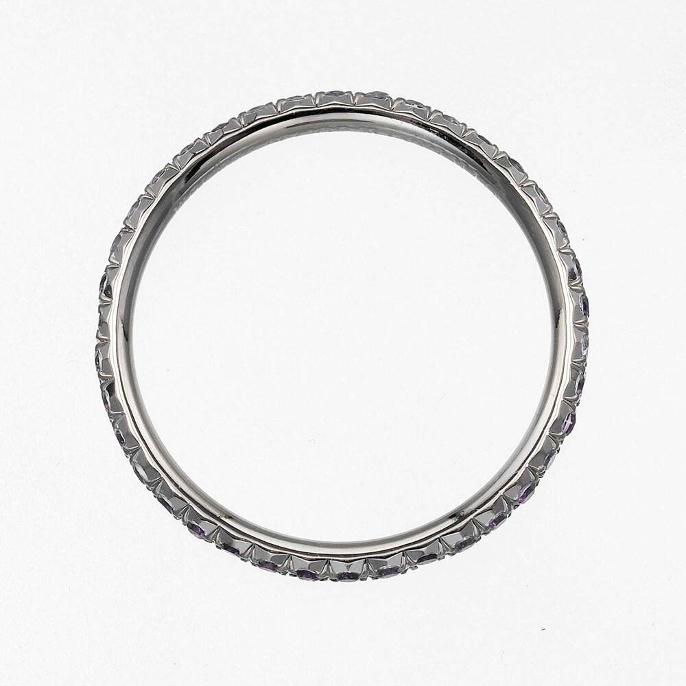 TIFFANY 18k Silver Eternity Ring - Picture 9 of 9